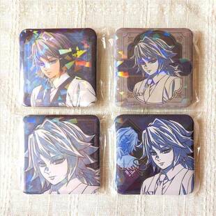 鬼灭之刃银座酒保抽赏二弹方吧唧 富冈义勇双影线稿彩窗日谷徽章