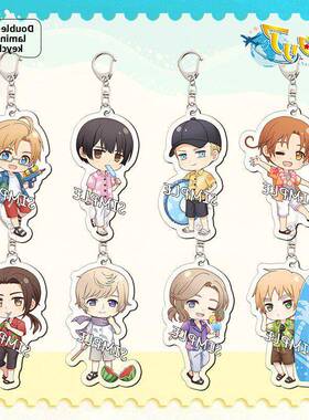 动漫黑塔利亚周边卡通亚克力钥匙扣挂件中国王耀英国俄罗斯挂饰