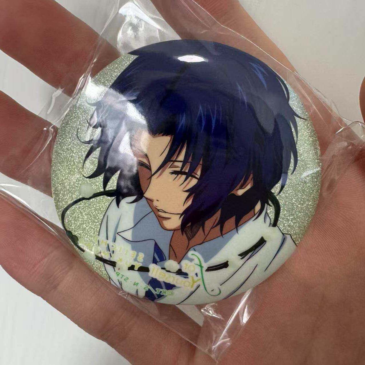 网球王子幸村精市CD500纪念闪吧唧二次元自制徽章周边谷子稀有