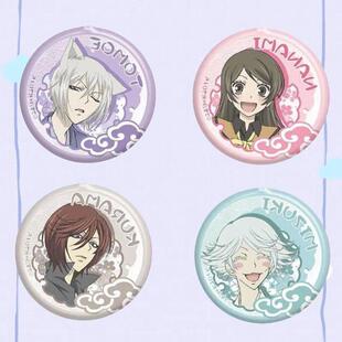 元气少女缘结神周边瑞希鞍马巴卫桃园奈奈生动漫徽章吧唧饰品送礼