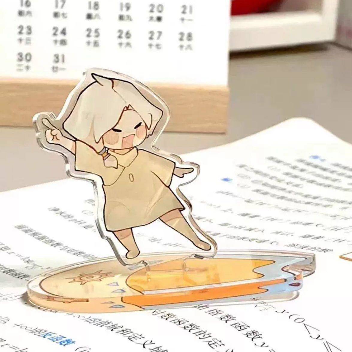 小红书同款光遇周边滑板冲浪立牌亚克力桌面摆件送礼物闺蜜朋友