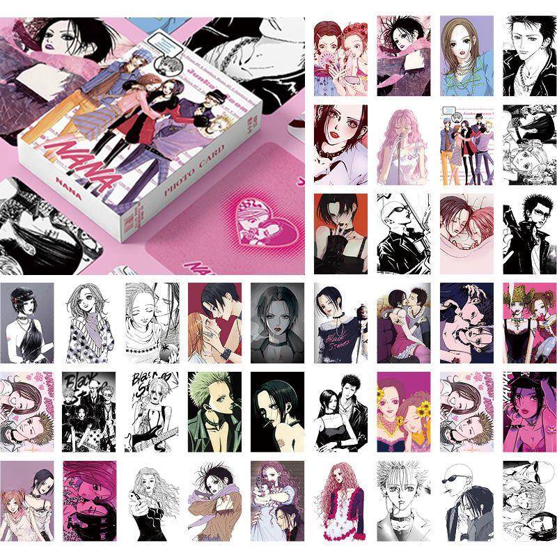 动漫漫画NANA周边三寸盒装55张镭射小卡LOMO卡照片卡膜卡册礼物