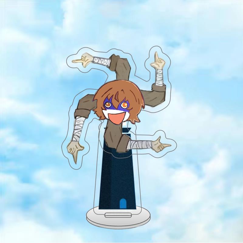 新款抽象太宰治风车立牌摆件文豪野犬周边旋转解压立牌小红书爆款