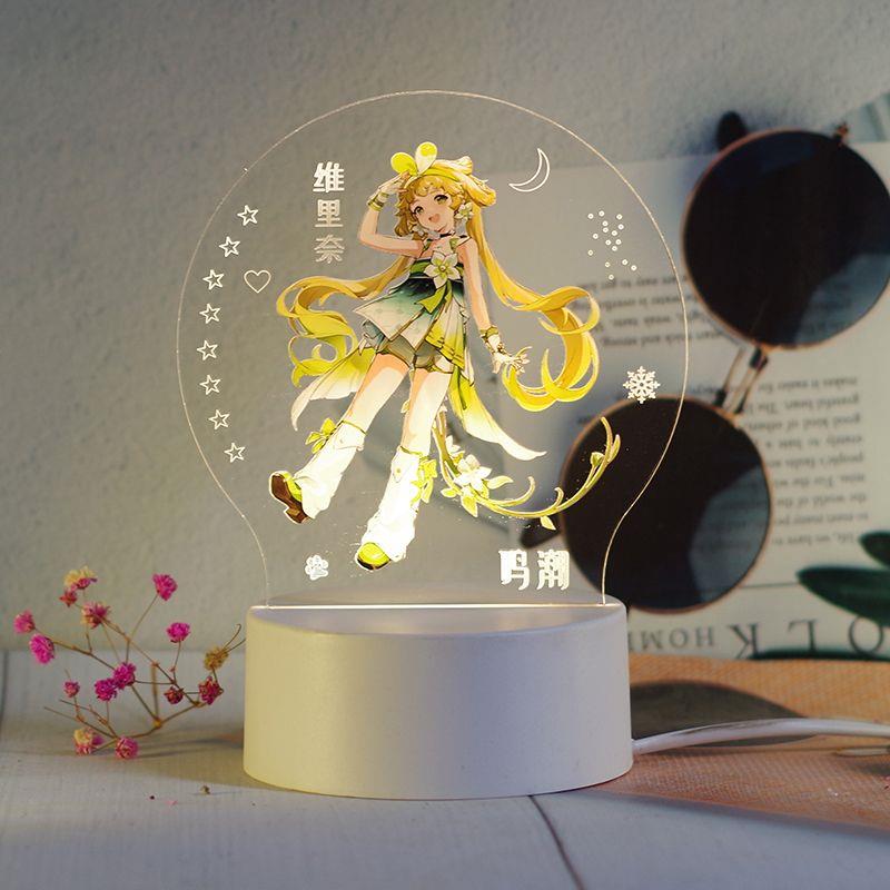鸣潮周边手办小夜灯生日礼物女生闺蜜DIY创意维里奈安可白芷吟霖