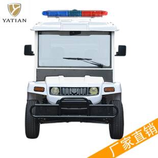 四轮电动巡逻车封闭带门社区街道校园摆渡车electricpatrolcar