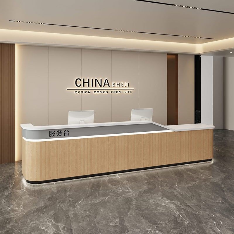公司前台接待台美容院吧台售楼部柜台酒店收银台医院分导诊服务台