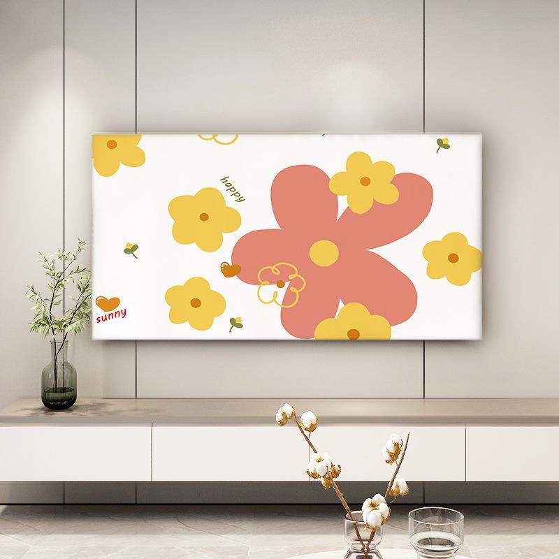 全包弹力液晶电视机罩通用防尘罩套现代简约挂式电视机盖布6575寸