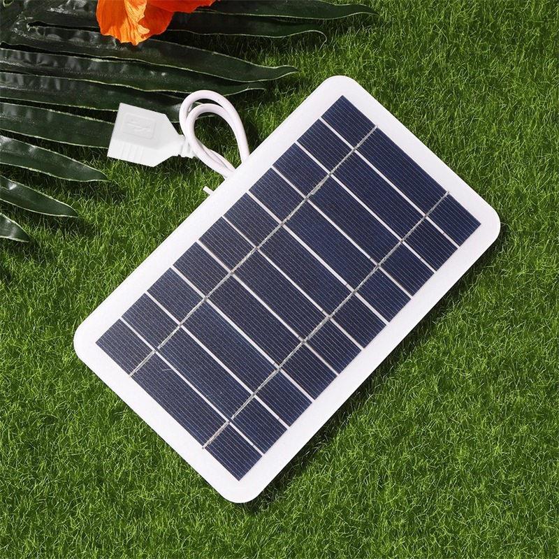 光伏USB太阳能充电器5V2W3W6W8W10W太阳能柔性发电软板充手机风扇