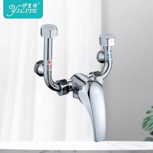 热水器淋浴混水阀吊阀 热水器混水阀U型冷热混合阀明装