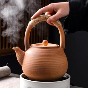 20221围煮茶罐功夫泡茶家用单壶 罐罐复炉古茶茶壶大陶容量炭火XF