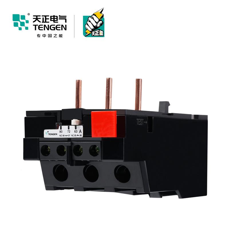 独立安装天电4气JRS1-80电动机热过正载温度保护继电器jrs1--080/