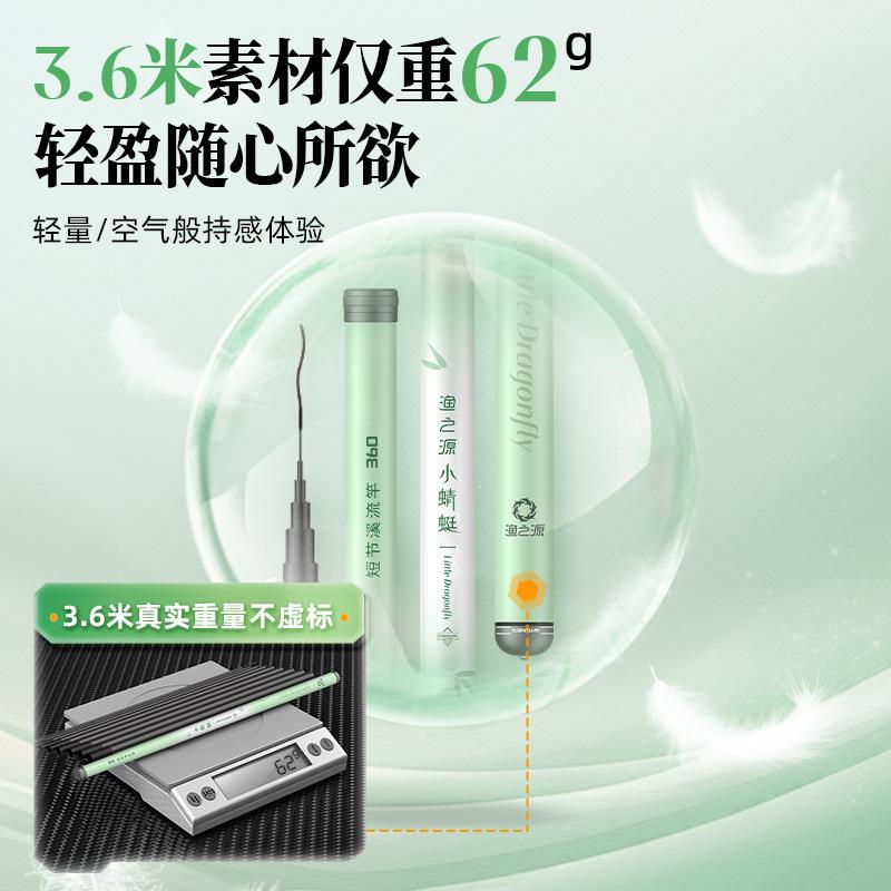 新品小蜻蜓溪流竿短节鱼竿便携钓竿综合竿鲫鱼竿高碳钓鱼竿