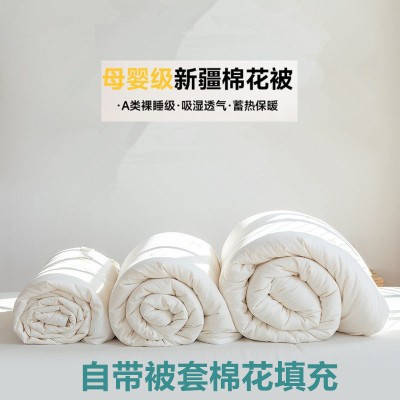棉花被芯a被褥加厚保暖褥子垫被盖被医院宿舍学生宾馆家用纯棉被