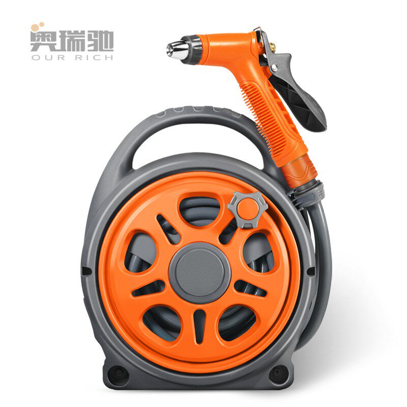 奥瑞驰高压水管软m管收卷器家用冲洗接自来水洗车水枪增压浇花