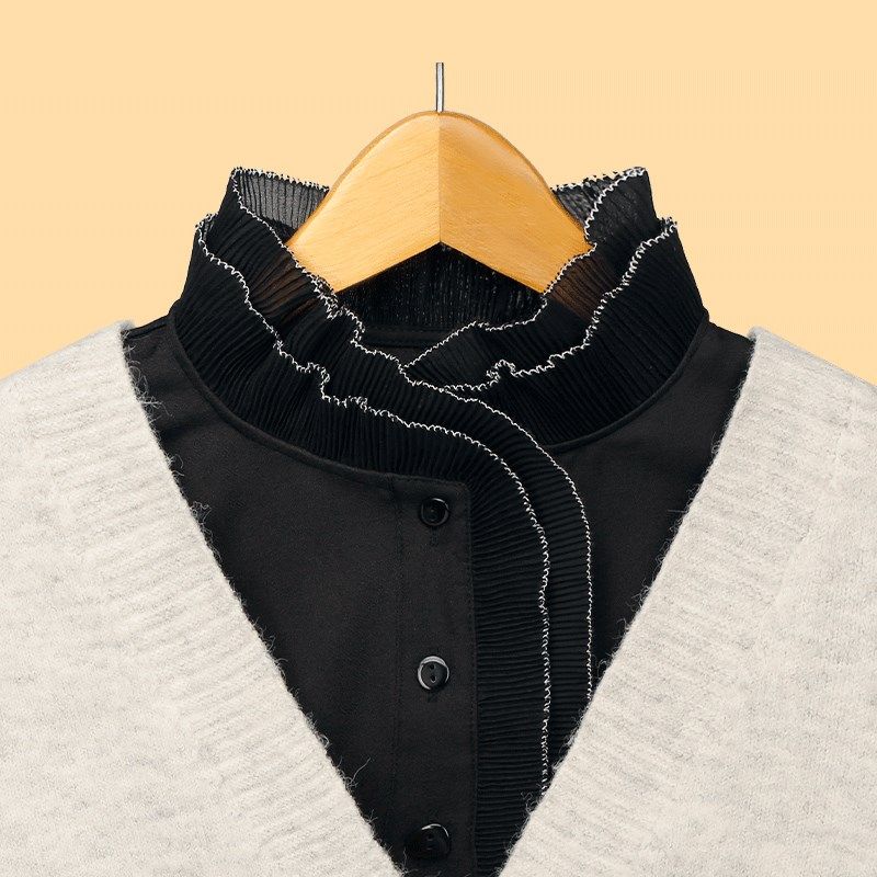 黑色雪纺假领子女l百搭假领立领花边领多功能打底秋冬毛衣装饰衣,服饰配件/皮带/帽子/围巾,假领,淘宝优惠券,粉丝福利购,淘宝优惠卷