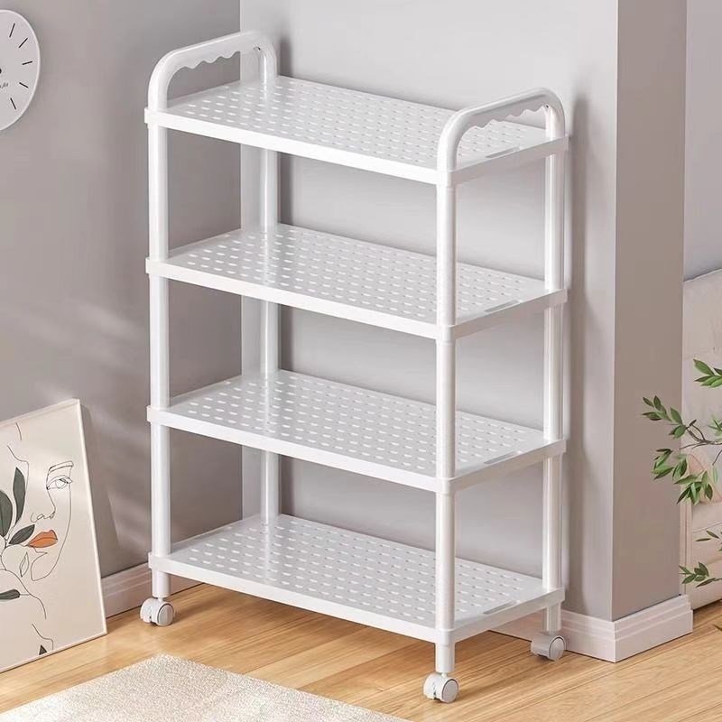简易鞋架学生宿舍滑轮可移动多层桌下小型鞋子Q收纳神器防尘鞋架