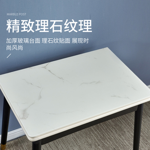 小户型可折叠餐桌椅组合伸缩轻奢实木家用吃饭桌S子钢化玻璃理石