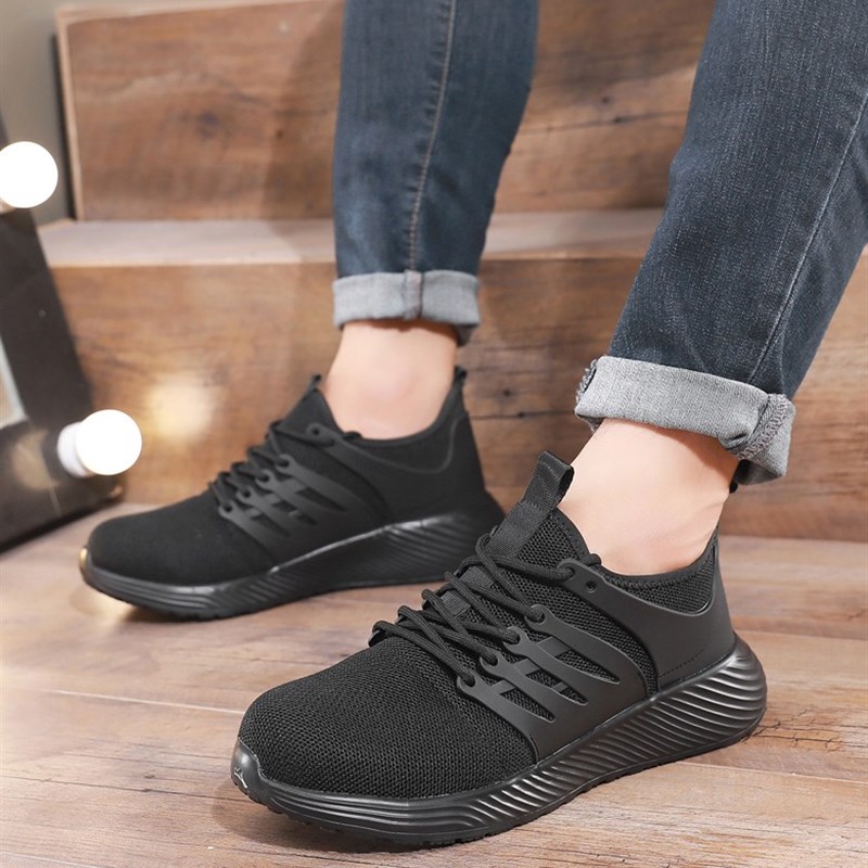 劳保鞋安全鞋防静k电钢包头男女防砸防刺穿绝缘鞋防臭秋冬透气轻