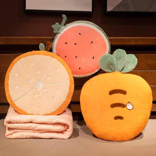 抱枕被子两用毯子二合一办公室午睡车用靠枕O车载靠垫女生睡觉枕