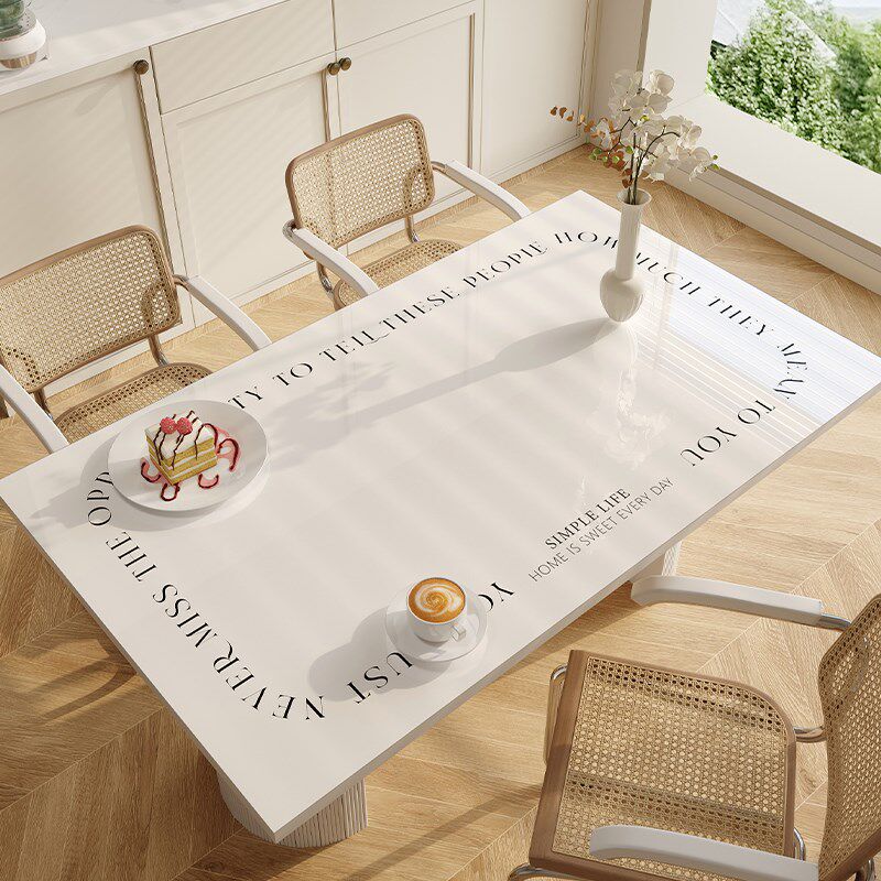 透明软玻璃简约桌垫PVC防水防油餐桌茶几垫N耐高温桌面保护垫免洗