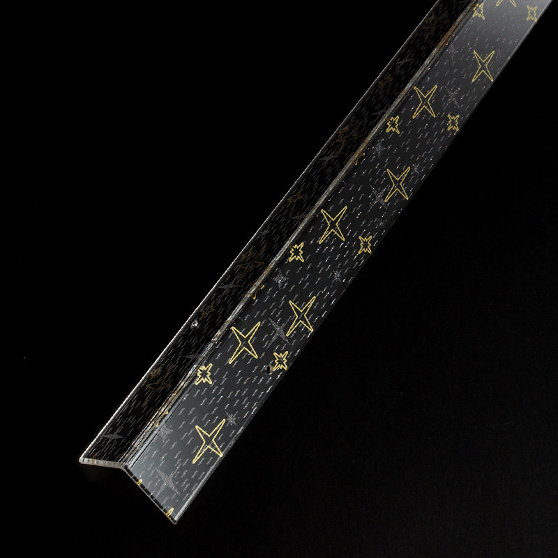 有机玻璃亚e克力护墙角保护条防撞护角条透明易贴壁纸收包边阳角