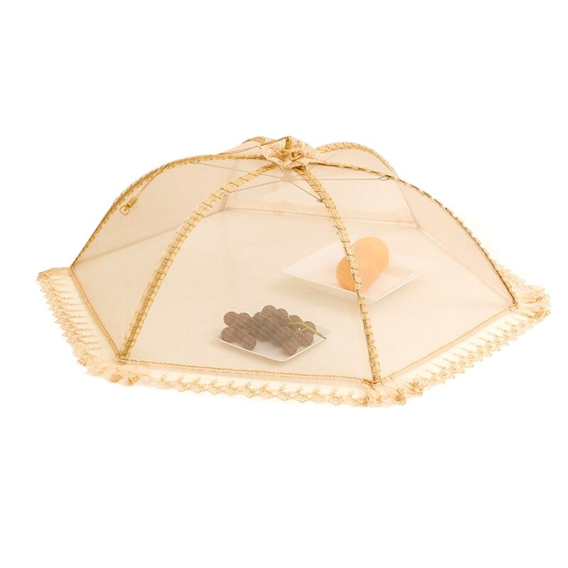 饭菜罩子盖菜的防尘罩可s折叠家用神器厨房餐桌剩菜防苍蝇镂空菜