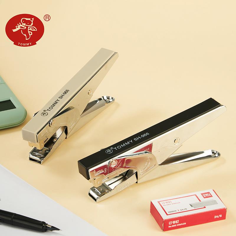 手握式订书机小型钉书机办公室用12号统一针商用办公订书机