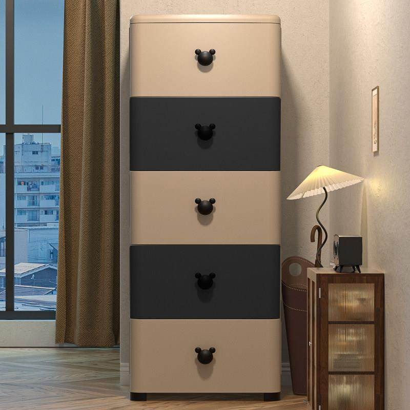 加厚抽屉式收纳柜多层零食夹缝储物柜子家用卧室五斗床头柜置物箱,收纳整理,收纳柜,淘宝优惠券,粉丝福利购,淘宝优惠卷