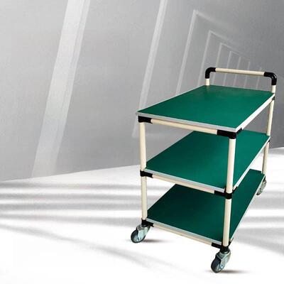 防静电周转车物料架车间移动分拣车精益管小推车双力物料周转车