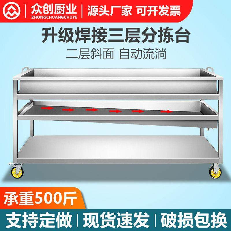 卤肉熟食分拣台不锈钢工作台晾肉卤煮鸭货卤菜沥水现卤现捞车定做,五金/工具,工作台/防静电工作台/重型工作台,淘宝优惠券,粉丝福利购,淘宝优惠卷