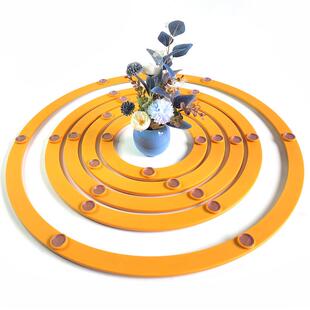 火锅玻璃桌底座转圈岩板圆台面转盘圈钢化玻璃转盘底座餐桌转盘底