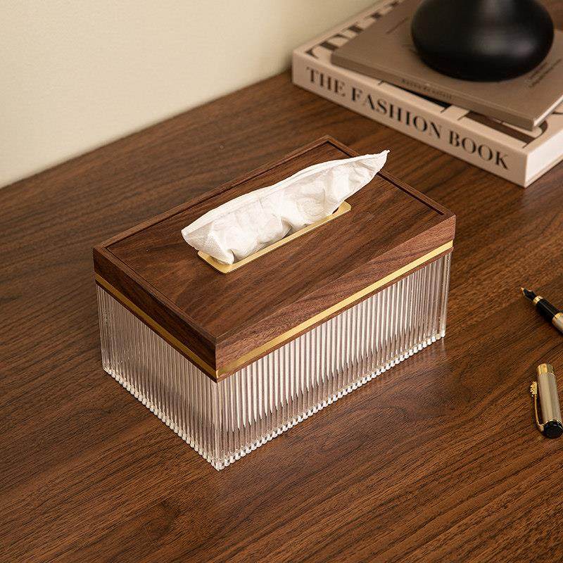 纸巾盒抽纸盒客厅轻奢高档胡桃木纸抽盒家用桌面实木餐巾纸收纳盒,收纳整理,纸巾盒,淘宝优惠券,粉丝福利购,淘宝优惠卷