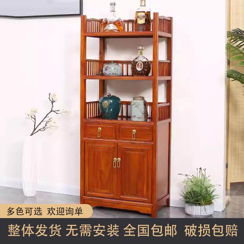 小户型书柜实木家用书架移动茶桌边柜茶水柜多层茶叶置物架,住宅家具,书架,淘宝优惠券,粉丝福利购,淘宝优惠卷