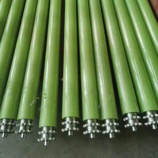 双排炼轮不锈钢滚筒无动力输送带镀锌主动辊筒聚氨酯包胶动力滚筒