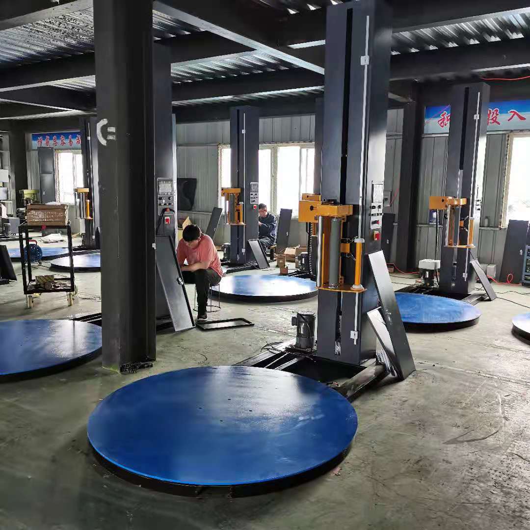 全自动压顶式缠绕机  全自动缠绕包装机价格 交期保障绕膜机