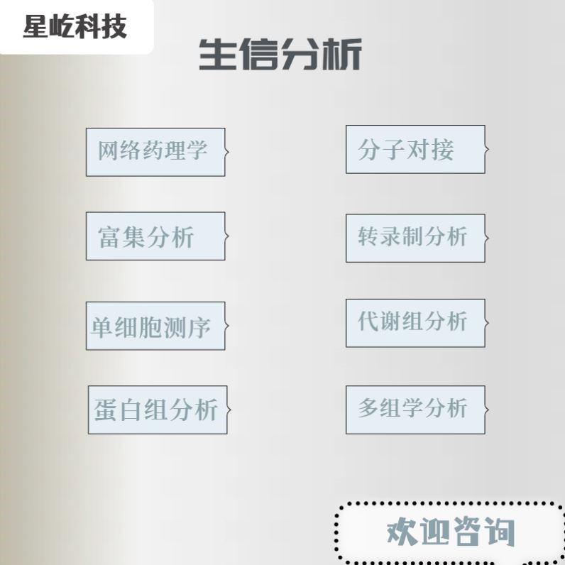 生信分析医学科研生物信息全套教学课程资料自学