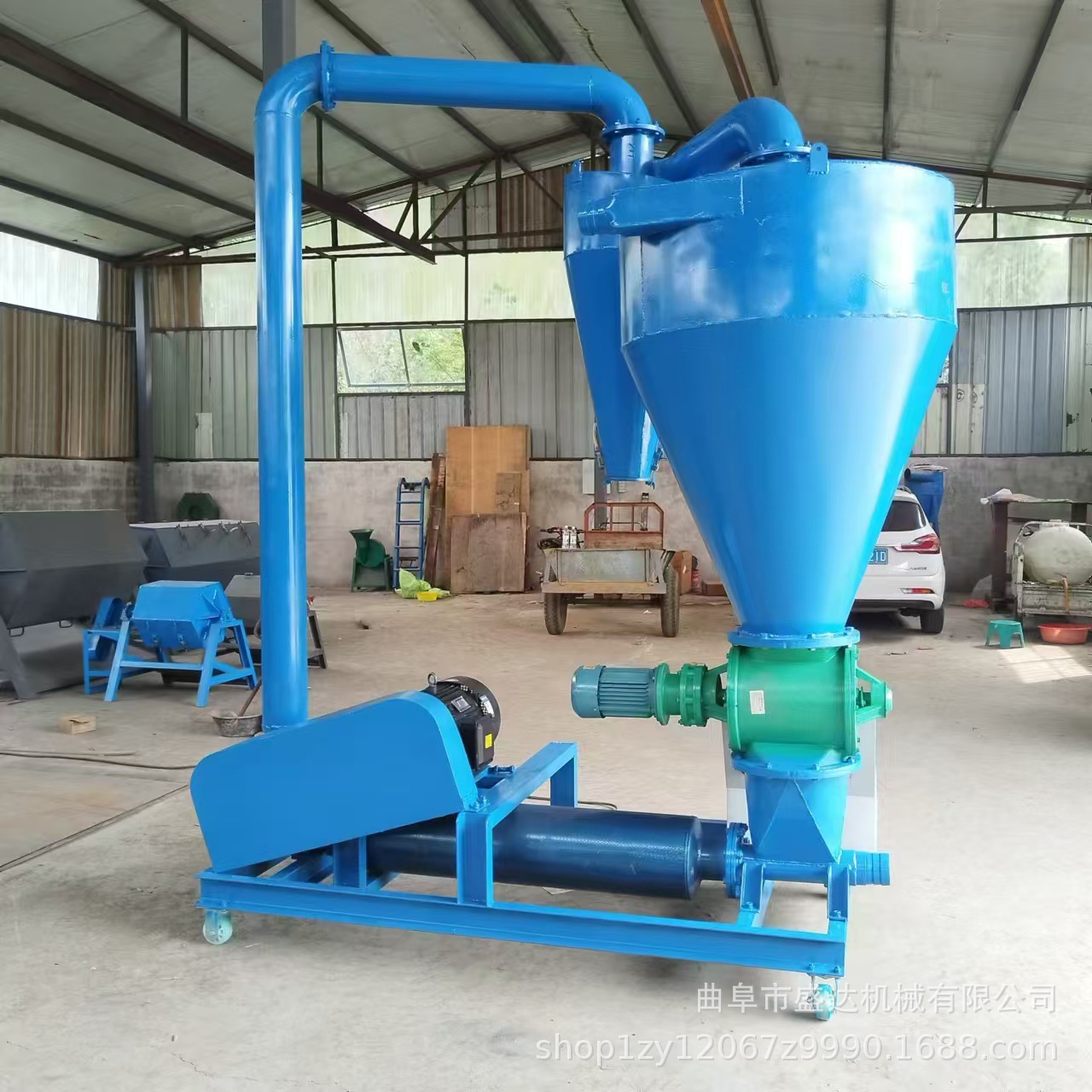 颗粒物料多用途小型气力吸粮机稻壳 椰子壳无破损气动抽料机