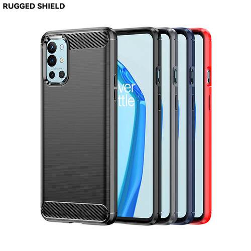 适用一加8/8T防摔手机壳OnePlus8 Pro拉丝碳纤纹硅胶手机壳保护套
