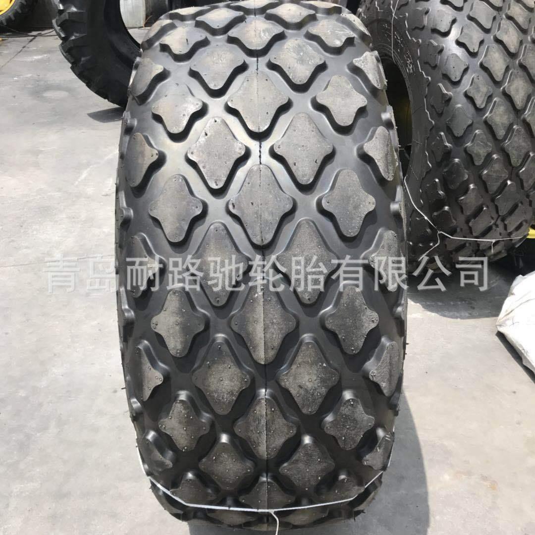 斜交工程轮胎 23.1-26 梅花花纹 压路机轮胎1800-24