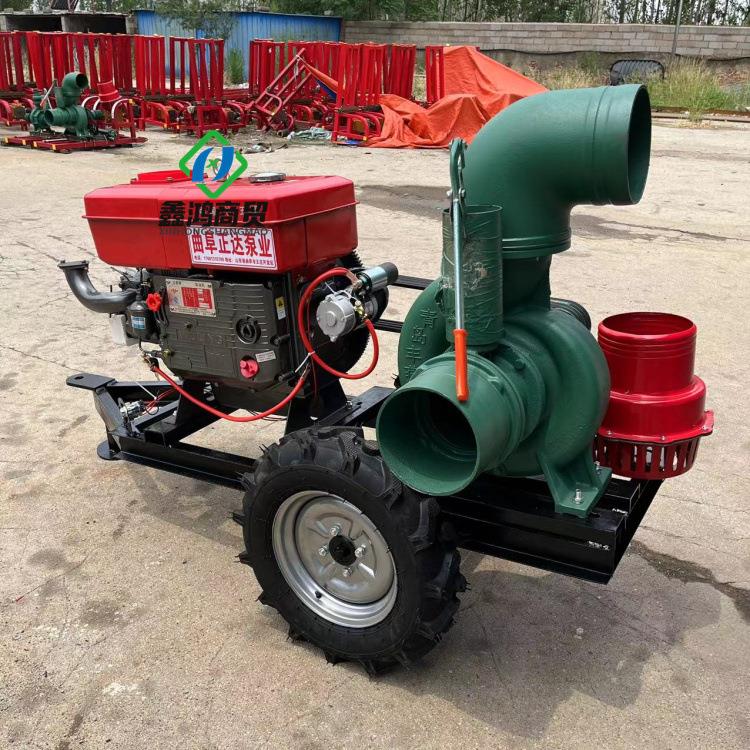 25马力柴油8寸离心泵 每小时680立方抽水泵 市政防汛排涝排水泵