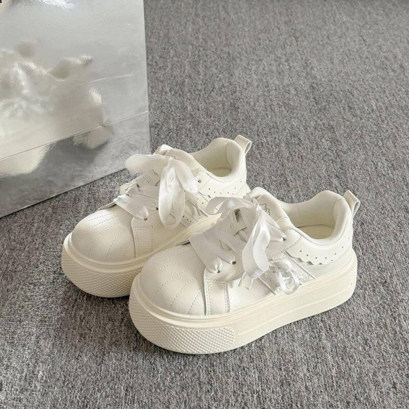 厚底小白鞋女鞋百搭休闲板鞋新款