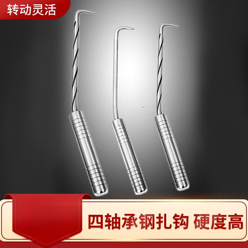 电动钢筋扎钩四轴承钢轧 螺纹建筑工地捆绑加硬桩芯钢
