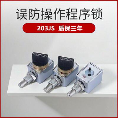 203JS程序锁高压环网柜误防锁202JS205JS206JS三锁两钥匙机械连锁