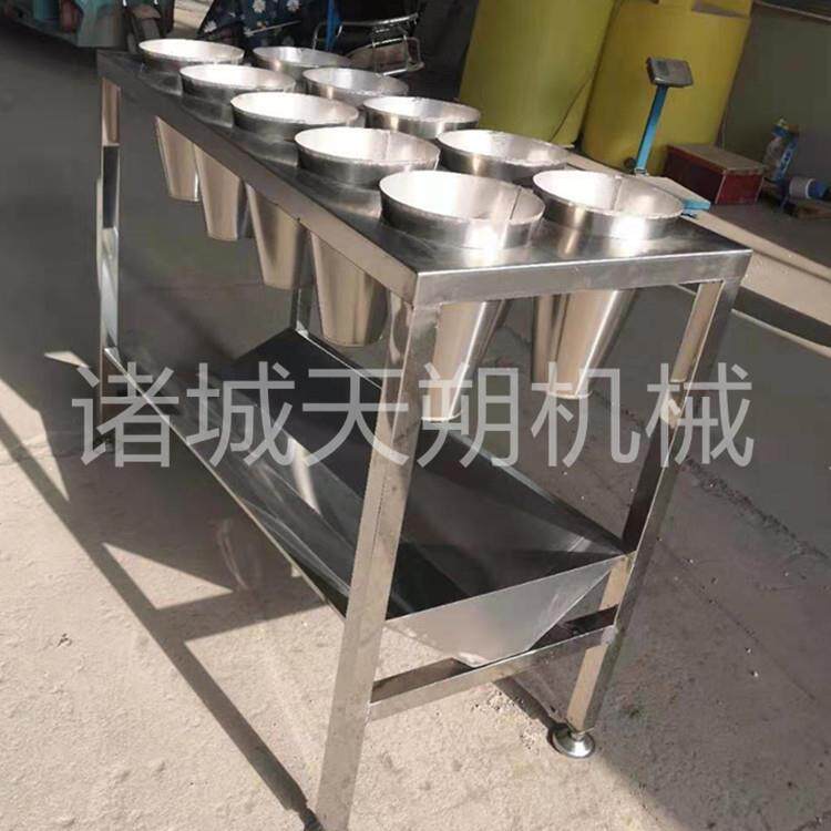 家禽手推旋转沥血器鸡鸭鹅自动控血槽宰鸭神器集血槽鸡血收集器