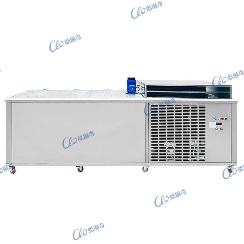 n工业盐水式大型制冰机厂家直销两吨冰砖机50KG大型冰块生产设备