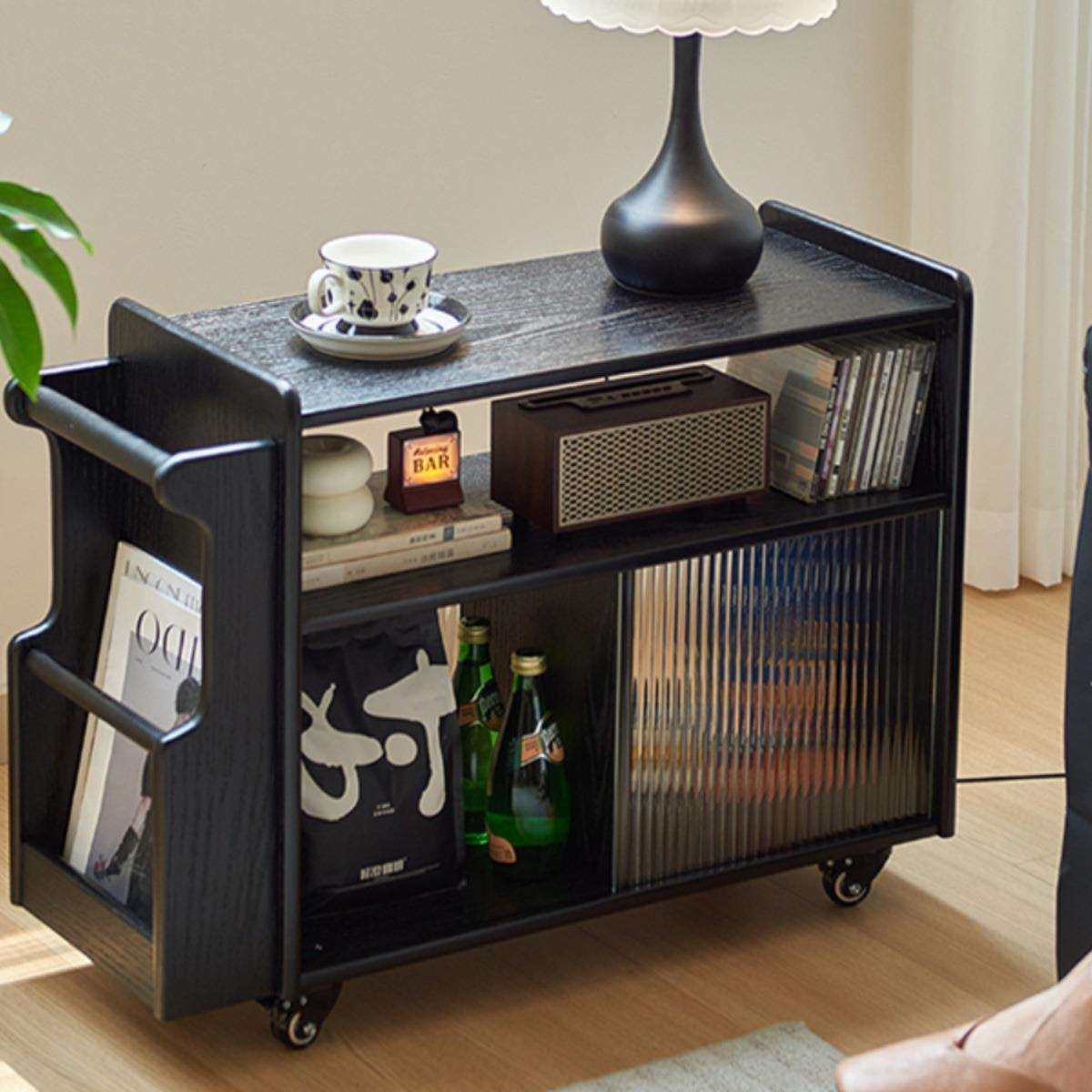 实木边几移动小茶几客厅沙发侧边柜小推车储物柜黑色置物架,鲜花速递/花卉仿真/绿植园艺,割草机/草坪机,淘宝优惠券,粉丝福利购,淘宝优惠卷