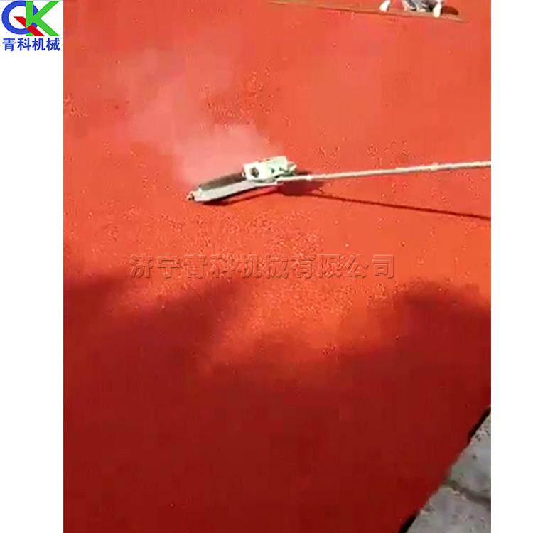 跑道摊铺电滚轴 手拉式电动摊铺机 橡胶颗粒跑道摊铺压平压实工具