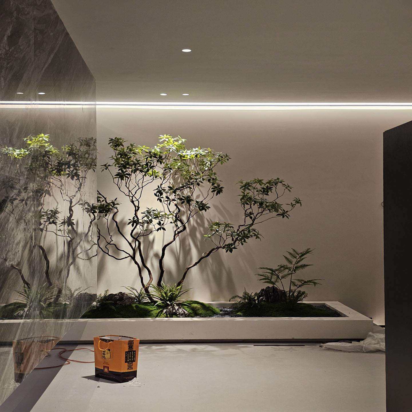 精品仿真马醉木橱窗造景植物室内简约仿生绿植装饰树大型景观假树