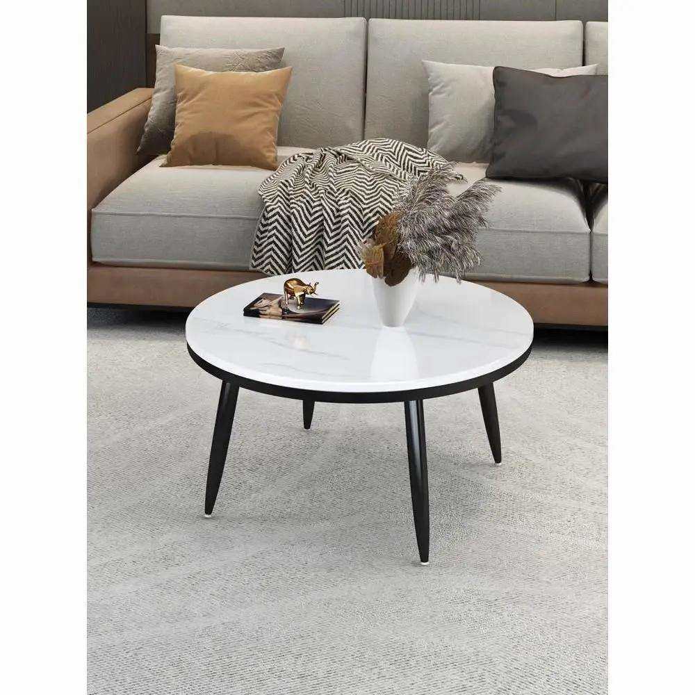 岩板茶几极简约小圆几客厅家用小户型简易圆形茶几桌创意家家具,鲜花速递/花卉仿真/绿植园艺,割草机/草坪机,淘宝优惠券,粉丝福利购,淘宝优惠卷