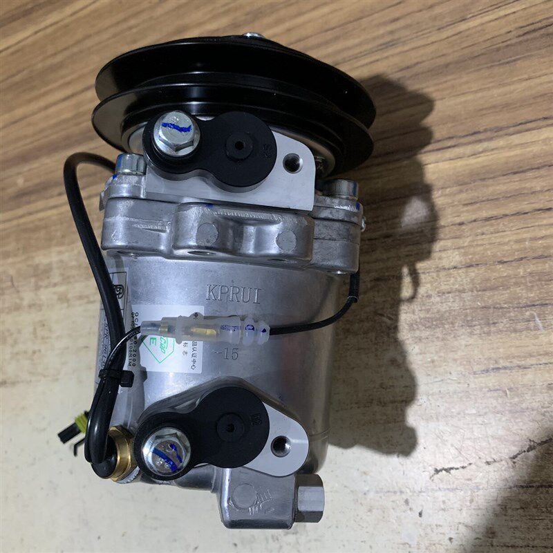 农用车空调压缩机 收割机 拖拉机三轮四轮空调压缩机冷气泵12v24v